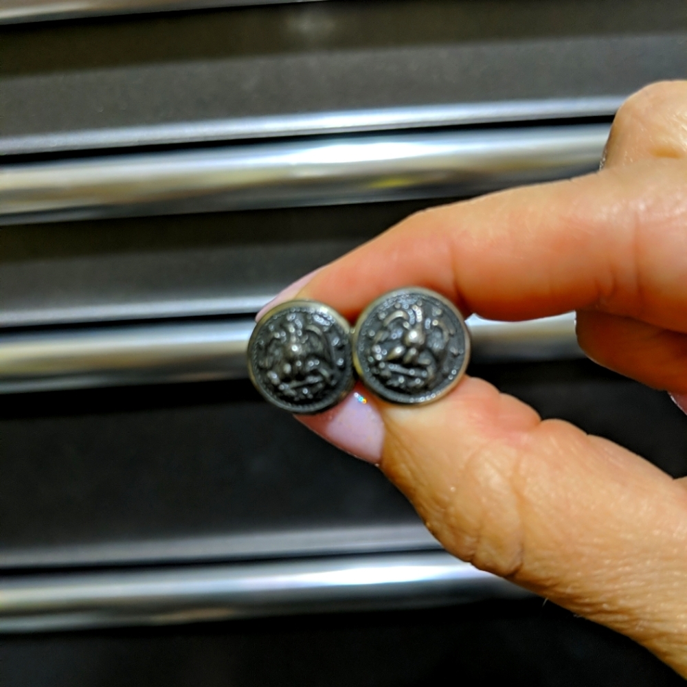 Vintage men's cuff links